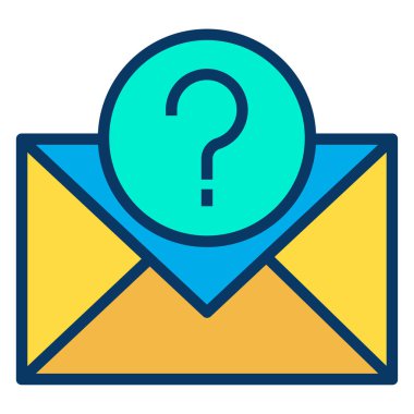 posta simgesi, vektör illüstrasyonu