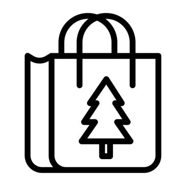 Alışveriş çantası. Basit tasarım