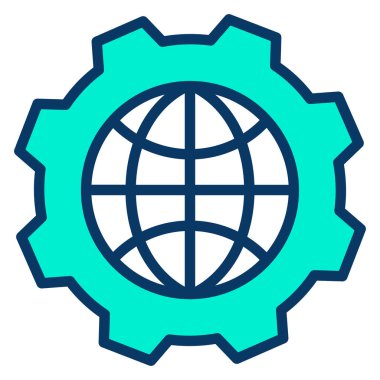 Beyaz arkaplan üzerindeki basit hacker vektör resimleme