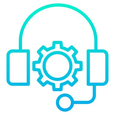 Basit simge, vektör illüstrasyonunu destekle