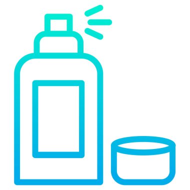 Sprey web simgesi basit illüstrasyon