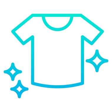 Tişört ikonu. vektör illüstrasyonu