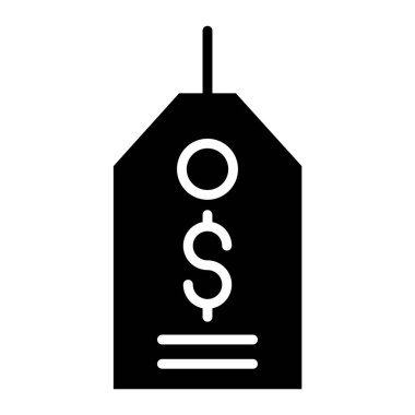 Etiket. Web simgesi basit illüstrasyon