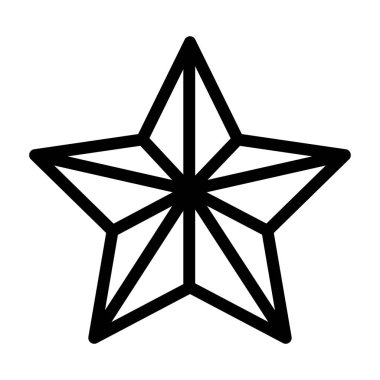 Yıldız. Web simgesi basit illüstrasyon