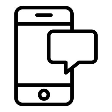 Smartphone Simgesi, vektör illüstrasyonu