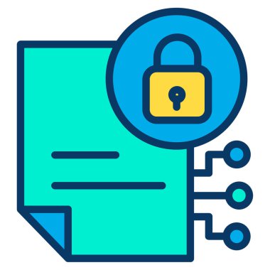 Güvenliği sağla. Basit resimleme