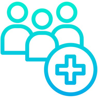 ekle. Web simgesi basit illüstrasyon