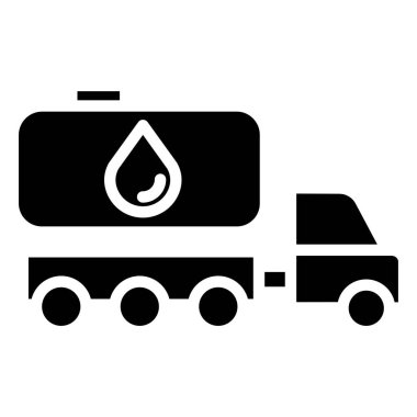 Yakıt tankeri. Web simgesi