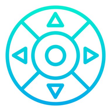 Denetleyici simgesi vektör çizimi