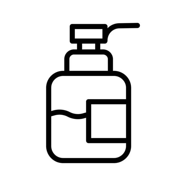 Jabón Icono Vectorial Minimalista Aislado Sobre Fondo Blanco — Vector de stock