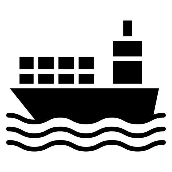 Transporte Barcos Ilustración Vectorial — Vector de stock