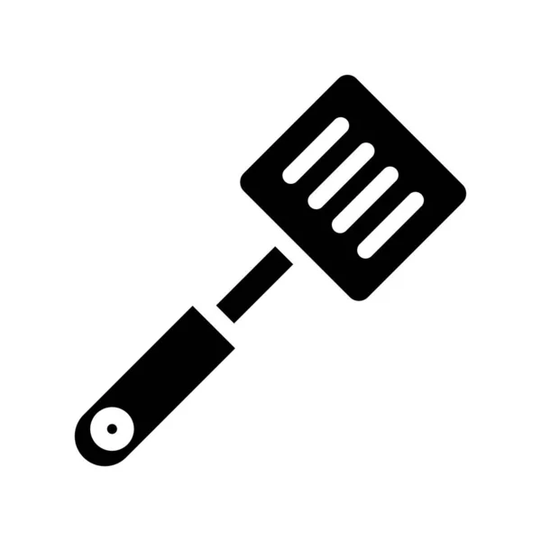 Icône Des Ustensiles Cuisine Illustration Vectorielle — Image vectorielle