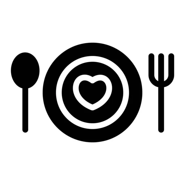 Icône Alimentaire Simple Illustration Vectorielle — Image vectorielle