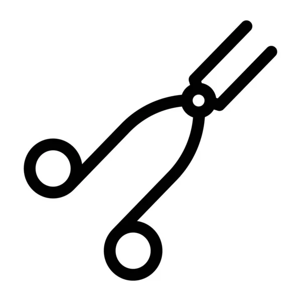 Een Schaar Web Icoon Eenvoudige Illustratie — Stockvector