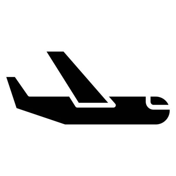 Icono Del Avión Ilustración Vectorial — Vector de stock
