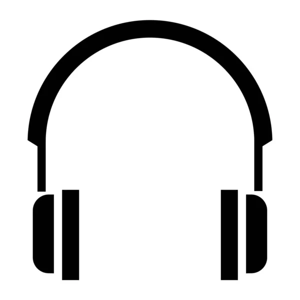 Εικονίδιο Ακουστικών Διανυσματική Απεικόνιση — Διανυσματικό Αρχείο