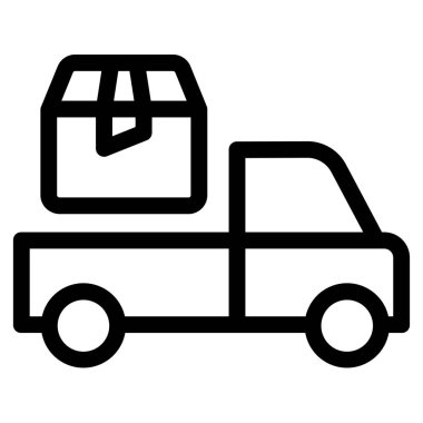 dağıtım kavramı basit sanat vektörü illüstrasyonu 