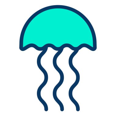 Şemsiye. Web simgesi basit illüstrasyon