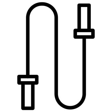 İp atlama. Basit illüstrasyon