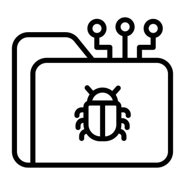 Dosya. Web simgesi basit illüstrasyon 