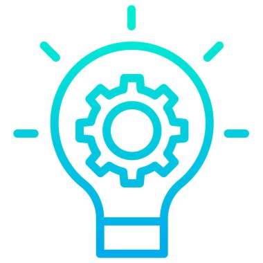 Fikir simgesinin vektör illüstrasyonu