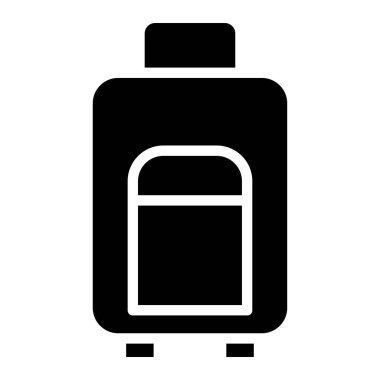 Çanta. Web simgesi basit illüstrasyon 