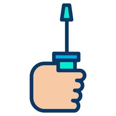 Arka planda bir elin vektör illüstrasyonuName