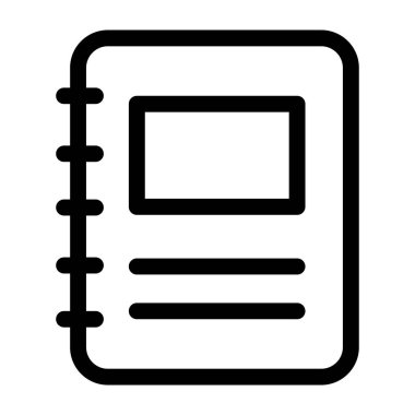 Notlar. Web simgesi basit illüstrasyon