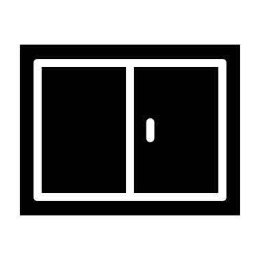 Gardırop. Web simgesi basit illüstrasyon