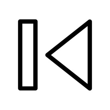 İleri ok simgesi vektör illüstrasyonunu atla