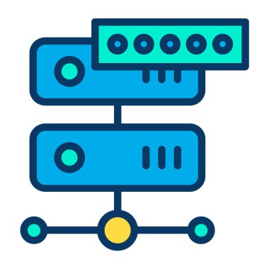 Şifre basit simge, vektör illüstrasyonu