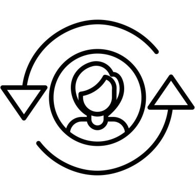 kullanıcı. Web simgesi basit tasarım