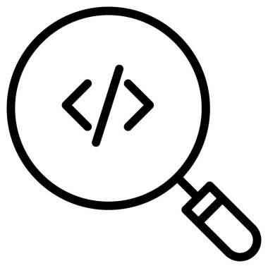 Ara. Web simgesi basit illüstrasyon