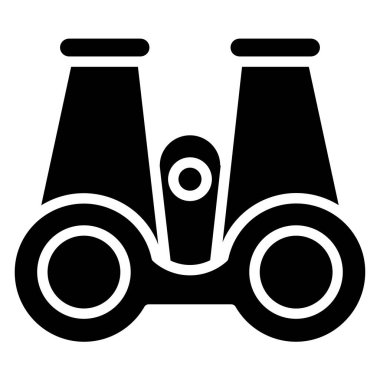 Dürbün. Web simgesi vektör illüstrasyonu