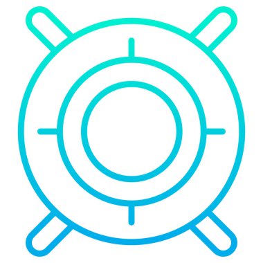 Hedef. Web simgesi basit illüstrasyon