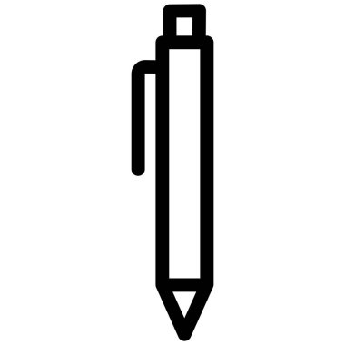 Kalem. Web simgesi basit illüstrasyon