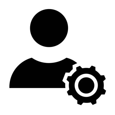 yönetim web simgesi basit illüstrasyon