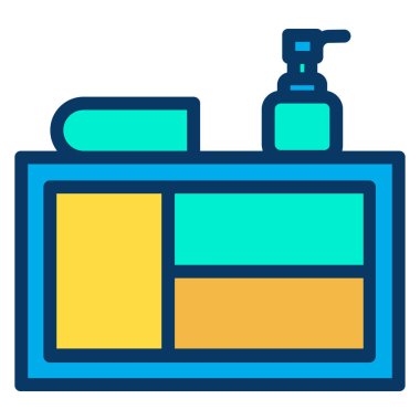 Parfüm. Web simgesi basit illüstrasyon