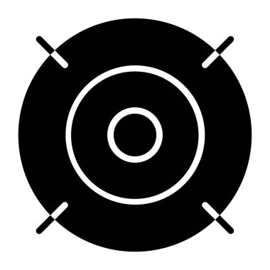 Strateji konsepti, beyaza izole edilmiş minimal vektör simgesi