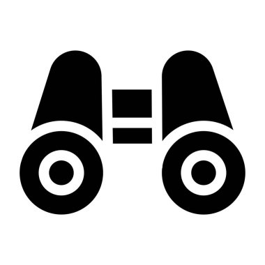 Dürbün. Web simgesi vektör illüstrasyonu