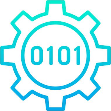 Kodlama. Web simgesi basit illüstrasyon