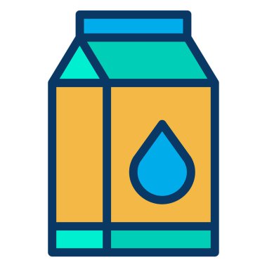 süt ağı simgesi basit illüstrasyon