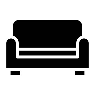 Beyaz arkaplanda basit vektör simgesi