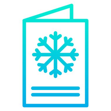 Kar tanesi. Web simgesi basit illüstrasyon