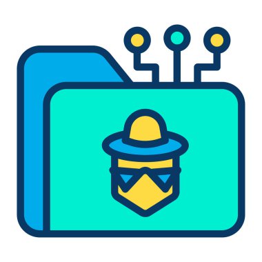 Dosya. Web simgesi basit illüstrasyon 