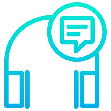 Sohbet kavramı basit sanat vektörü illüstrasyonu 