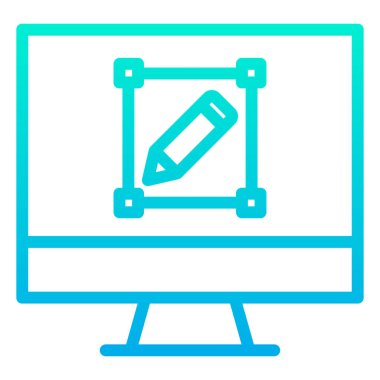 Tasarım konsepti, beyaza izole edilmiş minimal vektör simgesi