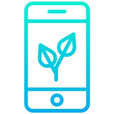 Smartphone Simgesi, vektör illüstrasyonu