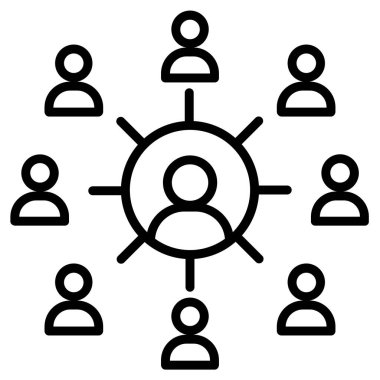 ağ web simgesi, vektör çizim