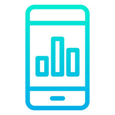 Basit iş grafik simgesi, vektör illüstrasyonu